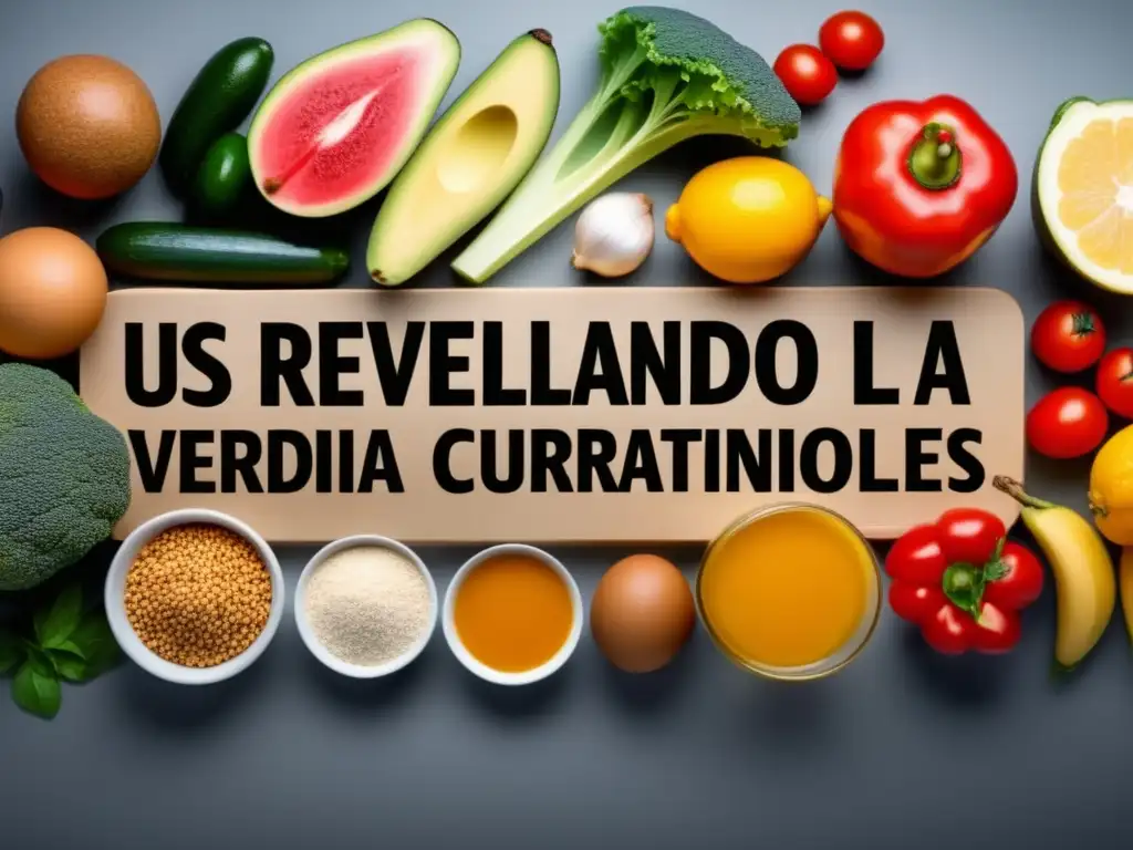 Alimentos curativos tradicionales para una vida saludable Mesa con alimentos curativos tradicionales para longevidad