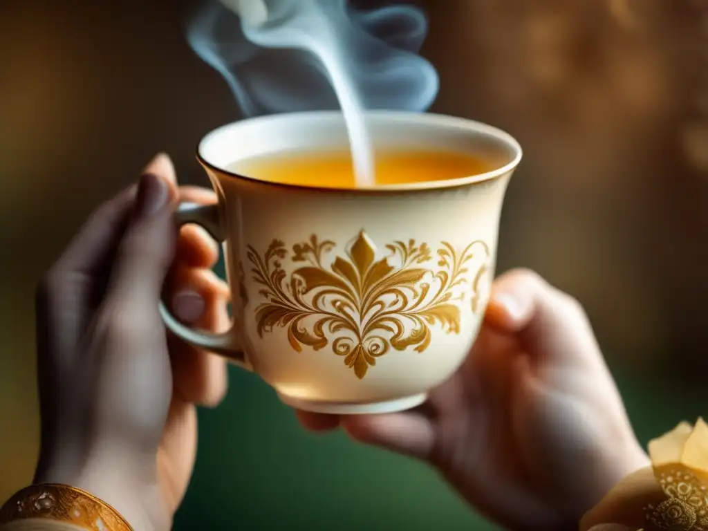 Té de jengibre reconfortante Té de jengibre: delicado, dorado y floral, con beneficios para enfermedades respiratorias