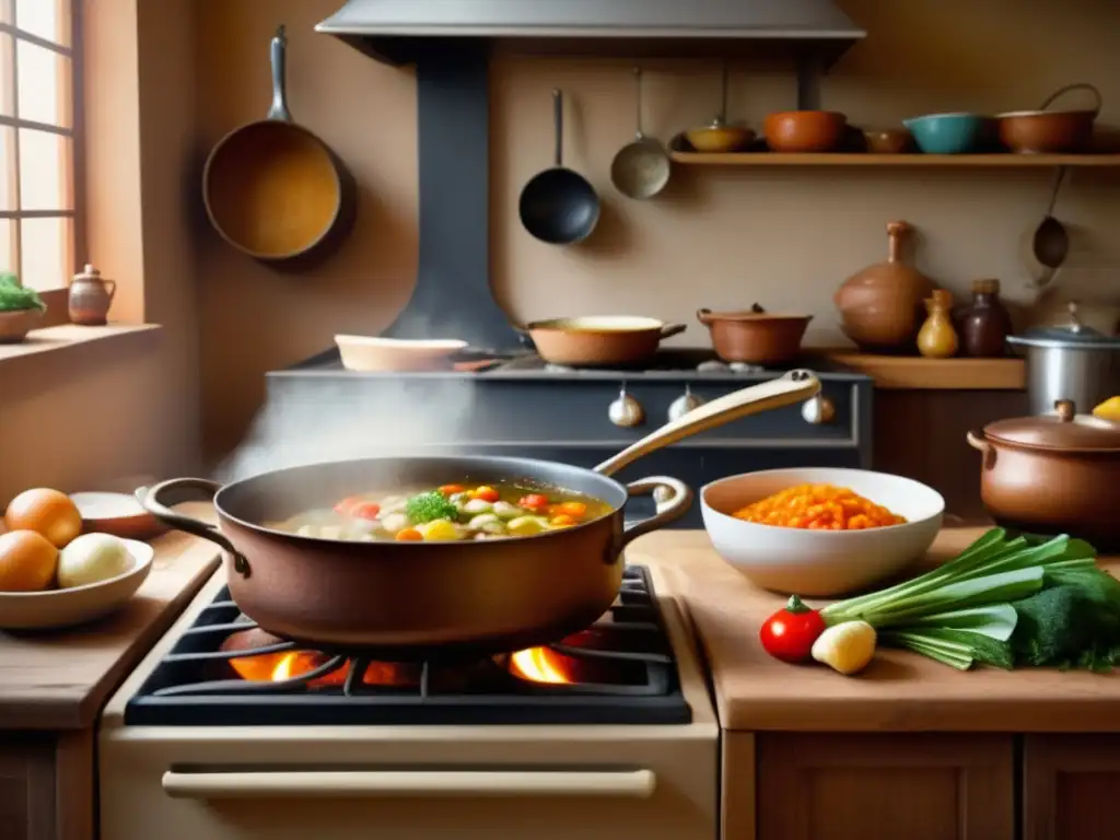 Cocina vintage con técnica de escalfado Beneficios del escalfado: alimentos curativos