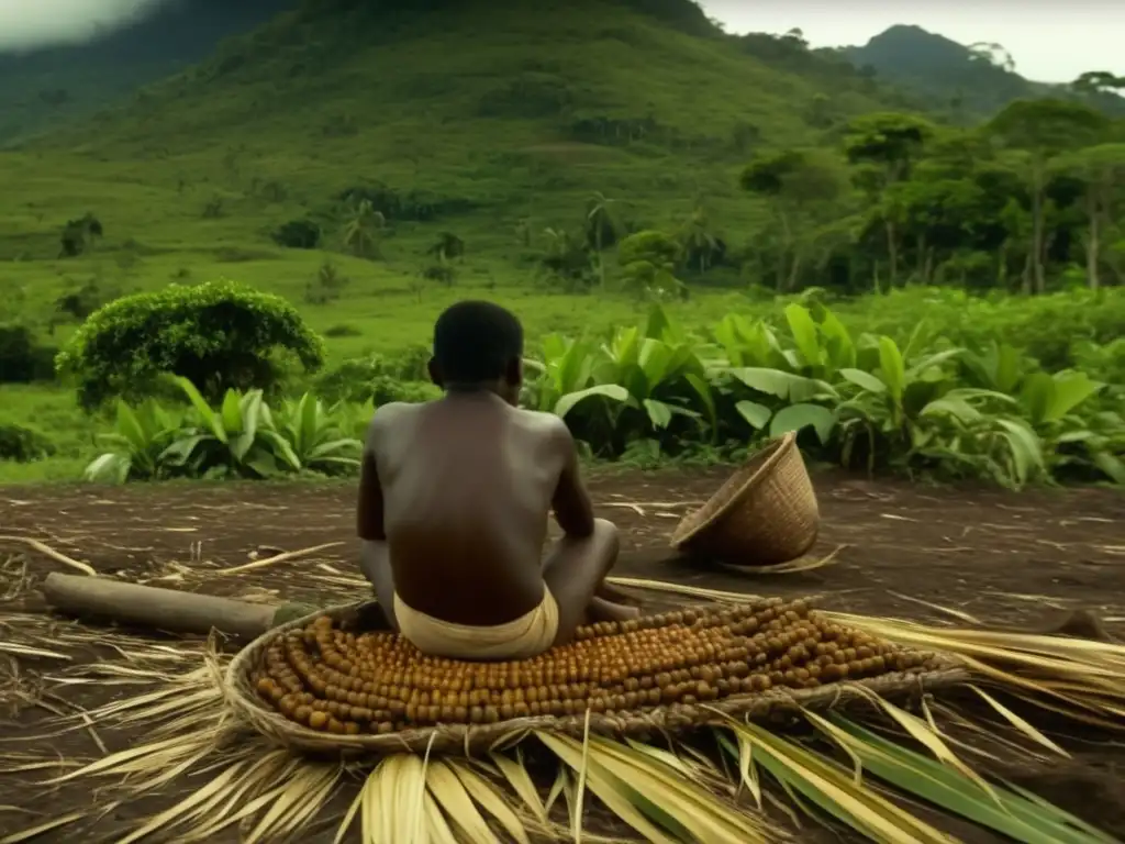 Ceremonia de curación con Manihot Esculenta en Papúa Beneficios curativos de la Manihot Esculenta en Papúa
