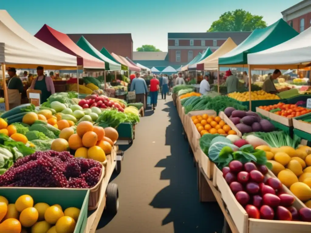 Beneficios alimentos curativos para niños en mercado con gente